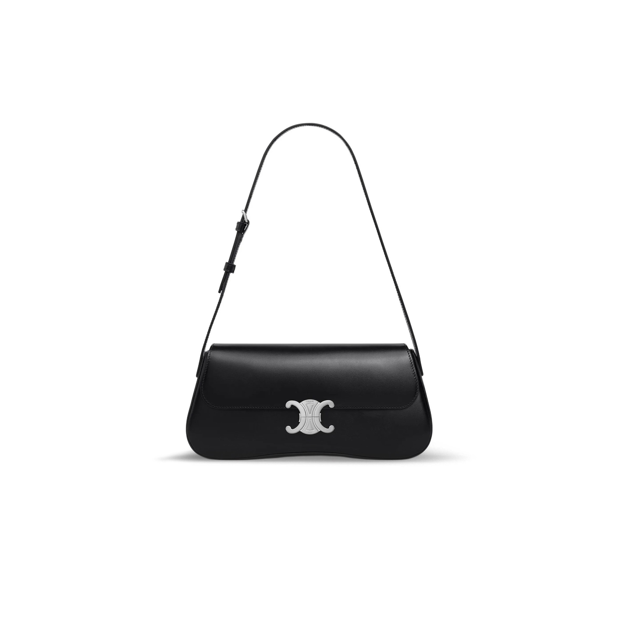 CELINE MEDIUM TEEN CELINE LOLA IN SHINY CALFSKIN 115533BF4.38SI (28*12*5cm)